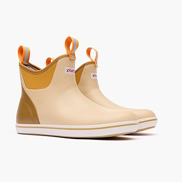 Xtratuf Men's 6" Ankle Deck Boots Tan-Apparel-Xtratuf-Tackle World