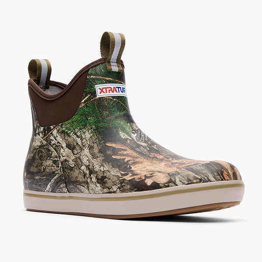 Xtratuf Men's Mossy Oak Country DNA 6 in Ankle Deck Boots-Apparel-Xtratuf-Tackle World