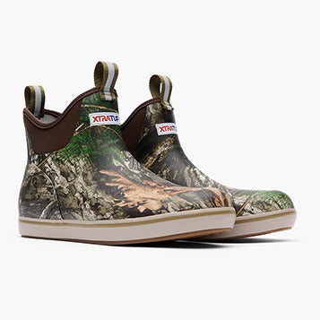 Xtratuf Men's Mossy Oak Country DNA 6 in Ankle Deck Boots-Apparel-Xtratuf-Tackle World