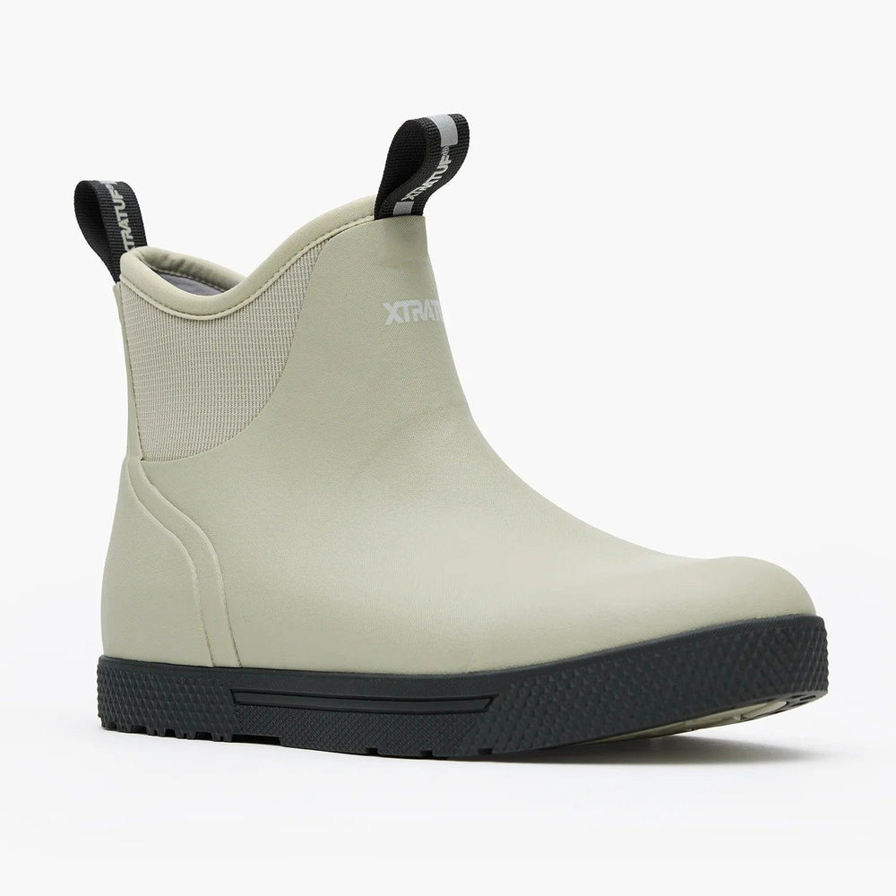 Xtratuf Men's 6" Wheelhouse Ankle Deck Boots Stone-Apparel-Xtratuf-Tackle World