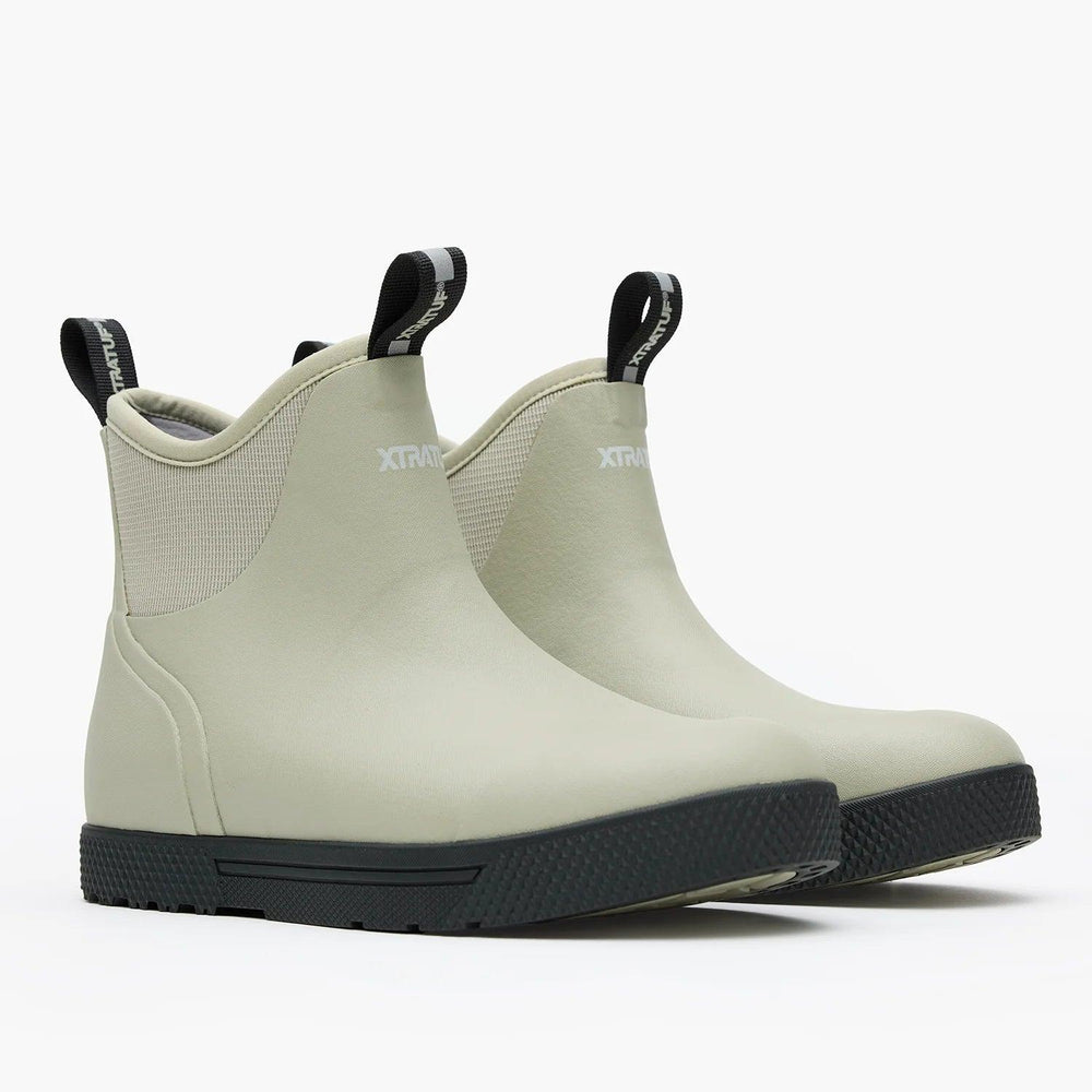 Xtratuf Men's 6" Wheelhouse Ankle Deck Boots Stone-Apparel-Xtratuf-Tackle World