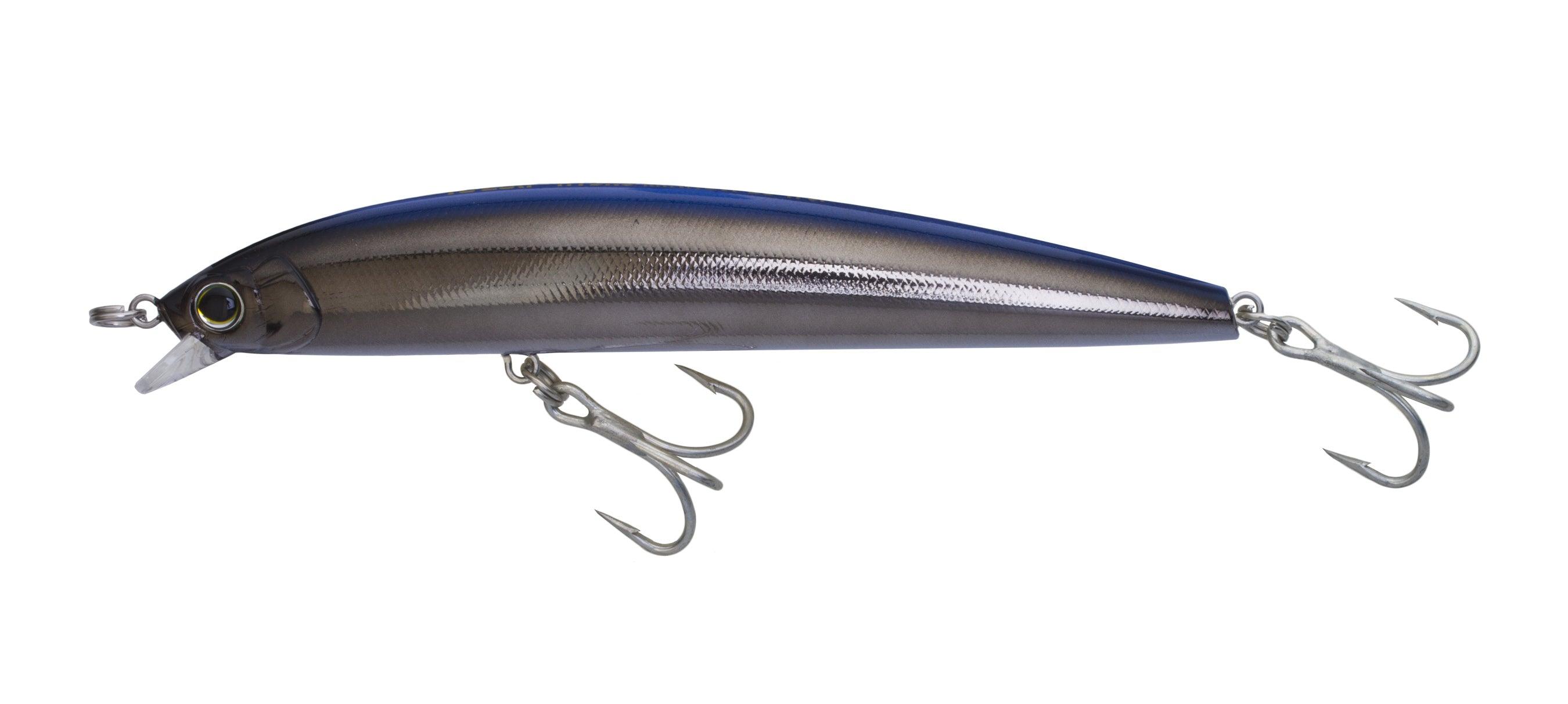 Yo-Zuri Hydro Minnow LC Lures-Lures-Yo-Zuri-Length: 6" - Weight: 1 1/4oz-Ghost Black-Tackle World