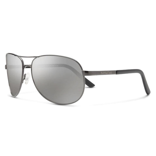 Suncloud Aviator Polarized Sunglasses-Sunglasses-Suncloud-Gunmetal Frame w/ Silver Mirror-Tackle World