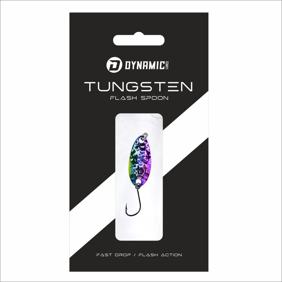 Dynamic Lures Small Tungsten Spoons-Lures-Dynamic Lures-1.8g-Rainbow-Tackle World