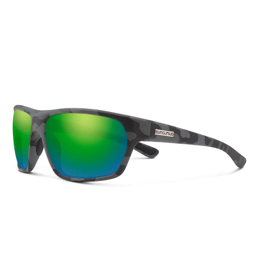 Suncloud Boone Polarized Sunglasses-Sunglasses-Suncloud-Matte Stonefish Frame w/ Green Mirror-Tackle World