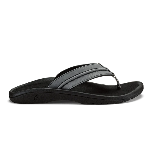 Olukai Hokua Beach Sandals-Apparel-Olukai-Rock Black-9-Tackle World