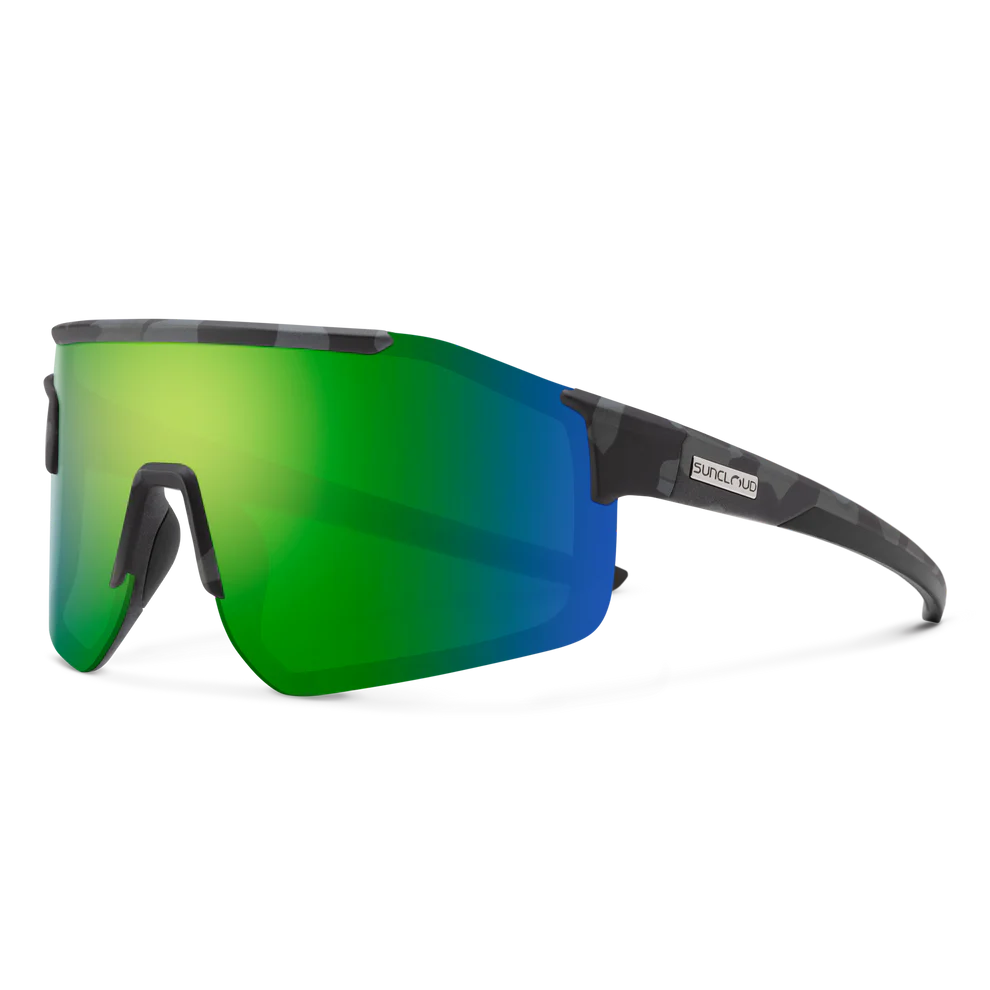 Suncloud Domain Polarized Sunglasses-Sunglasses-Suncloud-Matte Stonefish Frame w/ Green Mirror-Tackle World