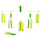 Chatterlures 36" Wingman Side Tracker With 9" Shell Squid Rigs