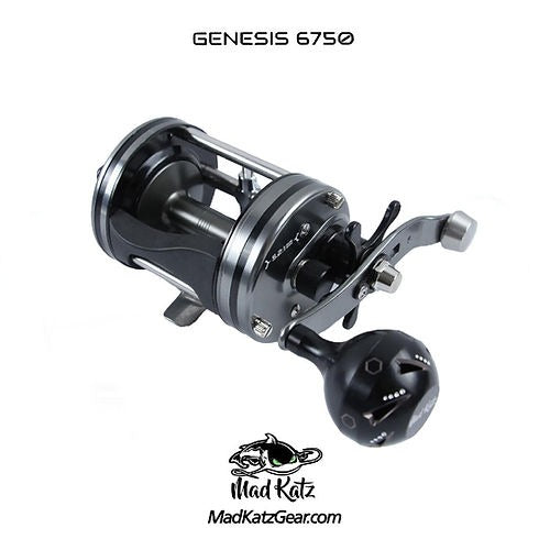 Mad Katz Genesis 6750 Round Baitcasting Reels-Reel-Mad Katz-MKGMK6750DRKNIT-Tackle World
