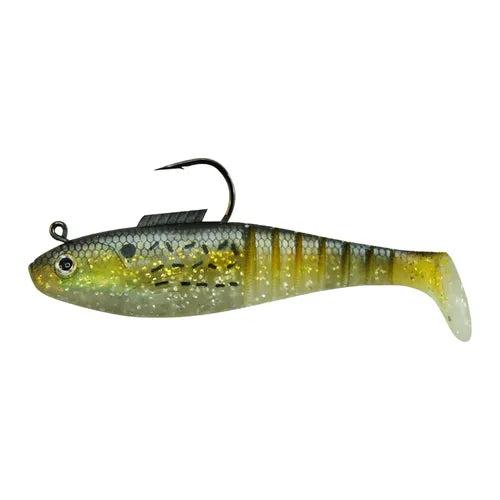 Egret Baits-Vudu Vudu Saltwater Shad Softbaits-Lures-Egret Baits-Vudu-Length: 3" - Weight: 1/4oz 3pk-Golden Bunker-Tackle World
