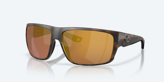 Costa Fly Line Polarized Sunglasses-Sunglasses-Costa-Matte Tortoise Frame w/ Gold Mirror 580G Lens-Tackle World
