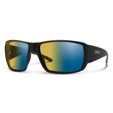 Smith Guide's Choice Polarized Sunglasses-Sunglasses-Smith-Matte Black Frame w/ Yellow Blue Mirror-Tackle World