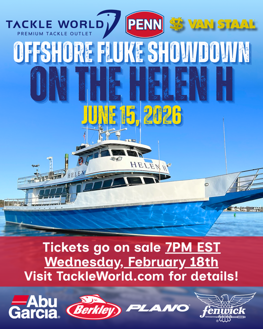 Tackle World x Penn & Van Staal Offshore Fluke Showdown on the Helen H Ticket-Tackle World-Tackle World
