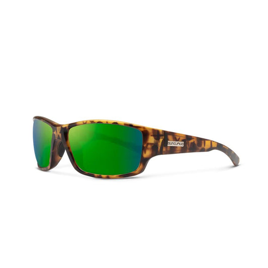 Suncloud Hull Polarized Sunglasses-Sunglasses-Suncloud-Matte Tortoise Frame w/ Green Mirrror-Tackle World
