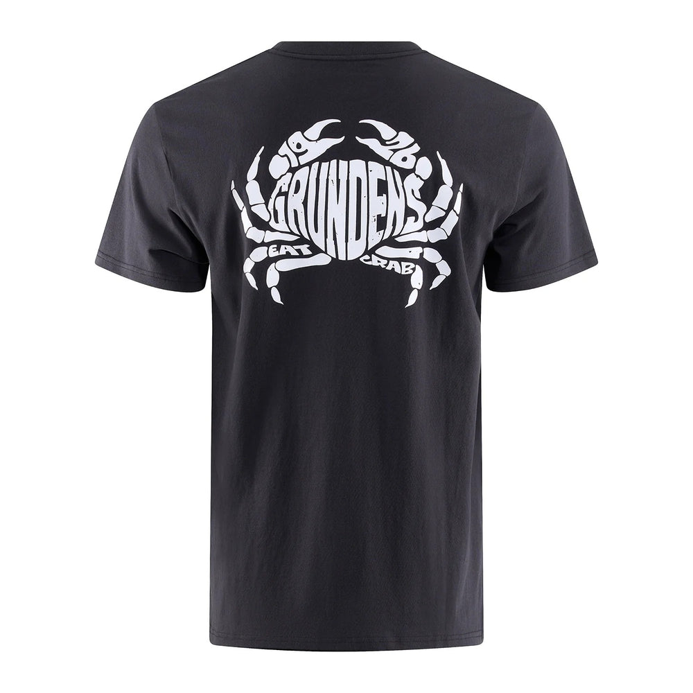 Grundens Eat Your Words HD Pocket Short Sleeve T-Shirts-Apparel-Grundens-Crab Graphic Black-M-Tackle World