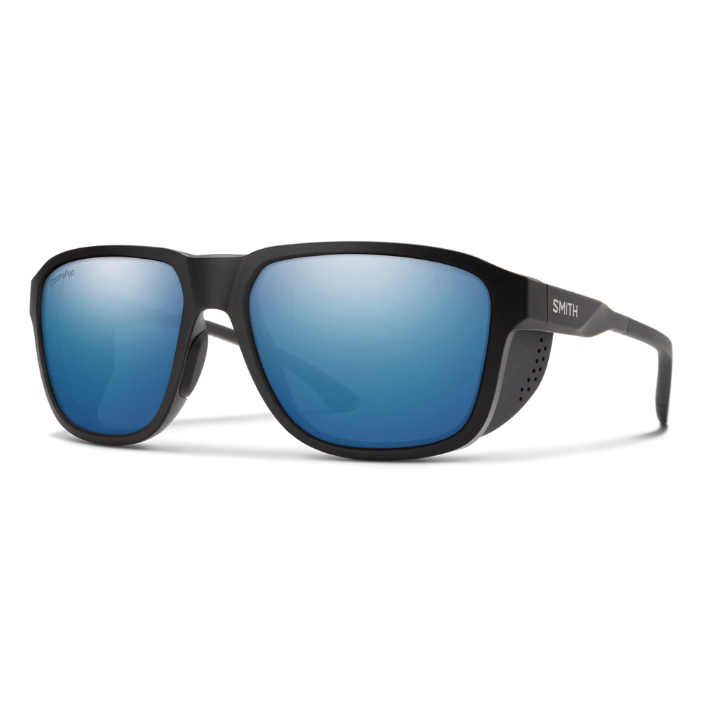 Smith Embark Polarized Sunglasses-Sunglasses-Smith-Matte Black Frame w/ Blue Mirror-Tackle World