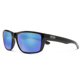 Suncloud Mayor Polarized Sunglasses-Sunglasses-Suncloud-Matte Black Frame w/ Blue Mirror-Tackle World