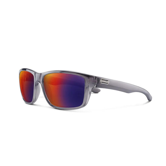Suncloud Mayor Polarized Sunglasses-Sunglasses-Suncloud-Transparent Gray Frame w/ Plasma Mirror-Tackle World