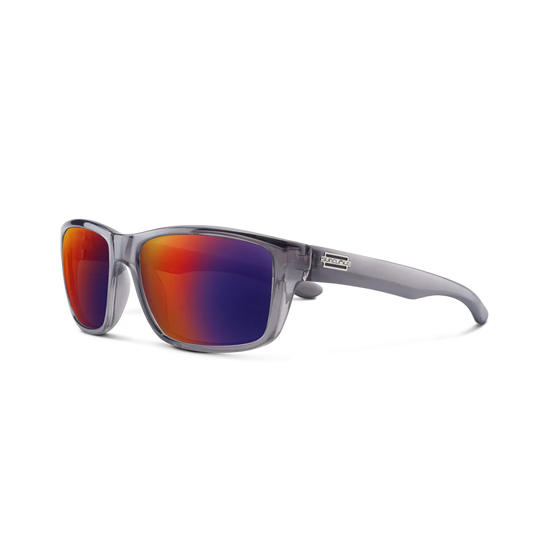 Suncloud Mayor Polarized Sunglasses-Sunglasses-Suncloud-Transparent Gray Frame w/ Plasma Mirror-Tackle World