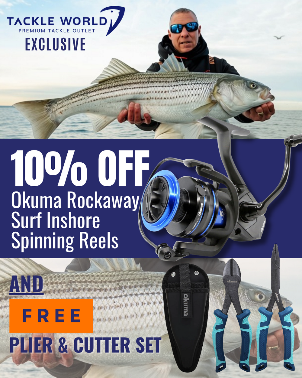 Okuma Rockaway SI Surf Inshore Reels – Tackle World