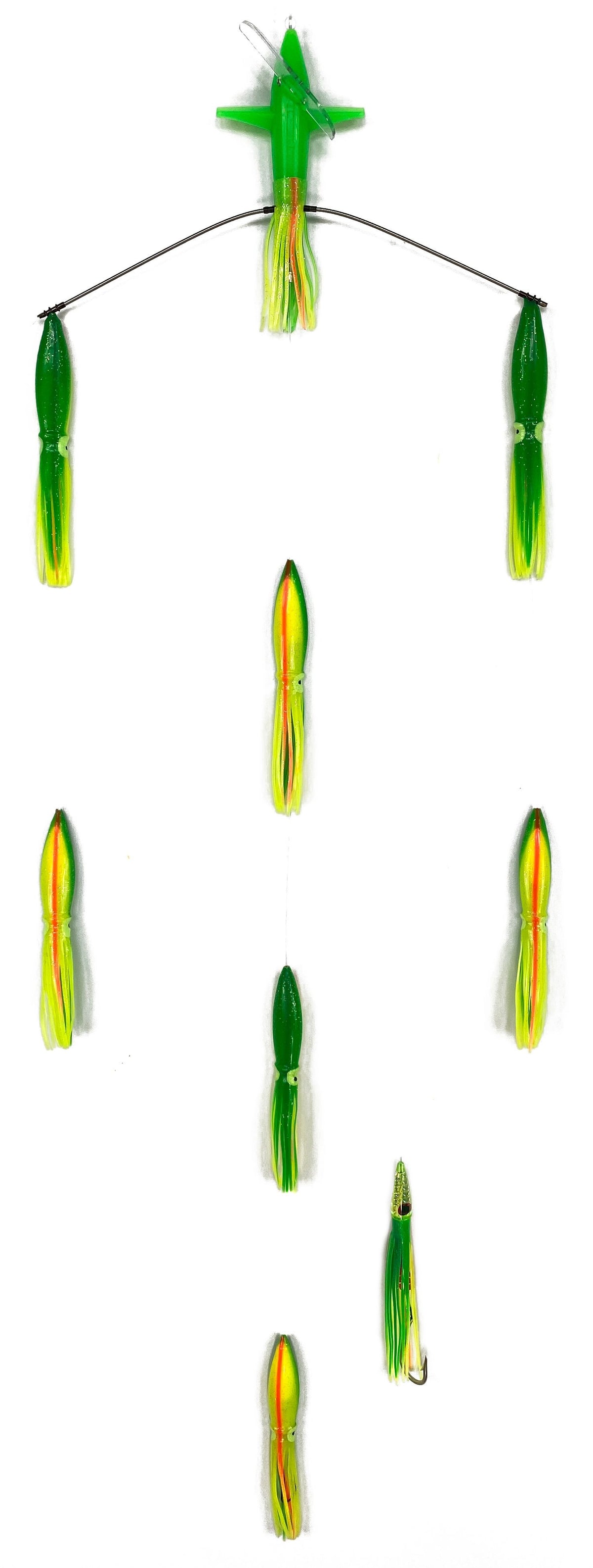 Sterling Tackle 18" Tracker Bar - 9" Bulb Squids-Lures-Sterling Tackle-Port-Zucchini-Tackle World