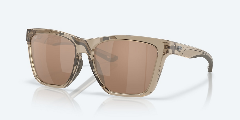 Costa Panga II Polarized Sunglasses-Sunglasses-Costa-Taupe Frame w/ Copper Silver Mirror 580G Lens-Tackle World