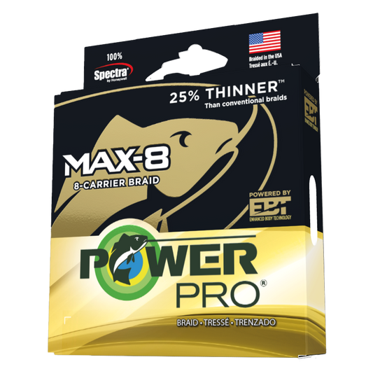 PowerPro Max-8 Braided Line-Line & Leader-Power Pro-4-Color-65 lb / 333 yd-Tackle World