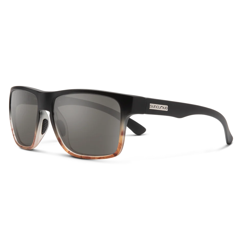 Suncloud Rambler Polarized Sunglasses-Sunglasses-Suncloud-Black Tortoise Fade Frame w/ Gray Mirror-Tackle World