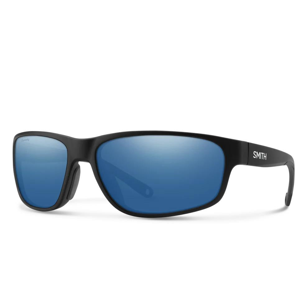 Smith Redding 2 Polarized Sunglasses-Apparel-Smith-Matte Black Frame w/ Blue Mirror (Glass Lens)-Tackle World