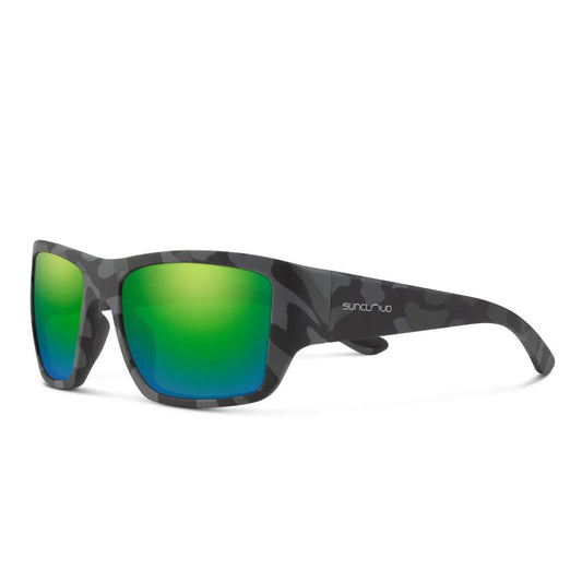 Suncloud Sculpin Polarized Sunglasses-Sunglasses-Suncloud-Matte Stonefish Frame w/ Green Mirror-Tackle World