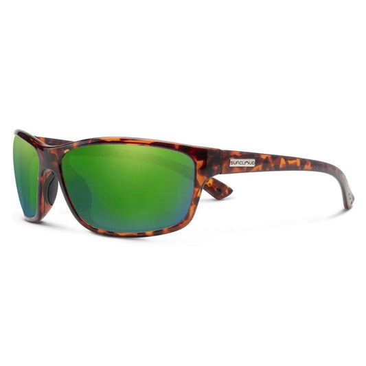 Suncloud Sentry Polarized Sunglasses-Sunglasses-Suncloud-Tortoise Frame w/ Green Mirror-Tackle World