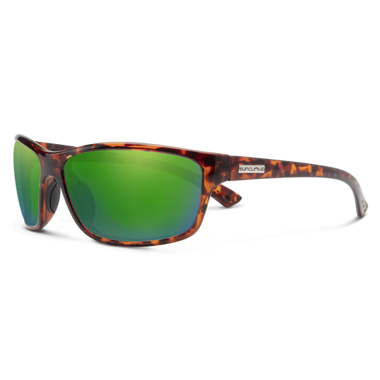 Suncloud Sentry Polarized Sunglasses-Sunglasses-Suncloud-Tortoise Frame w/ Green Mirror-Tackle World