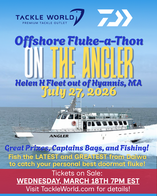 Tackle World x Daiwa Offshore Fluke-a-Thon on the Angler-Tackle World-Tackle World
