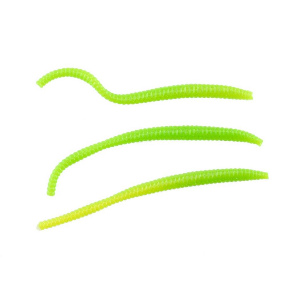 Berkley PowerBait Power Floating Trout Worm - Green Chartreuse / Length: 3  - Q'ty: 15pk