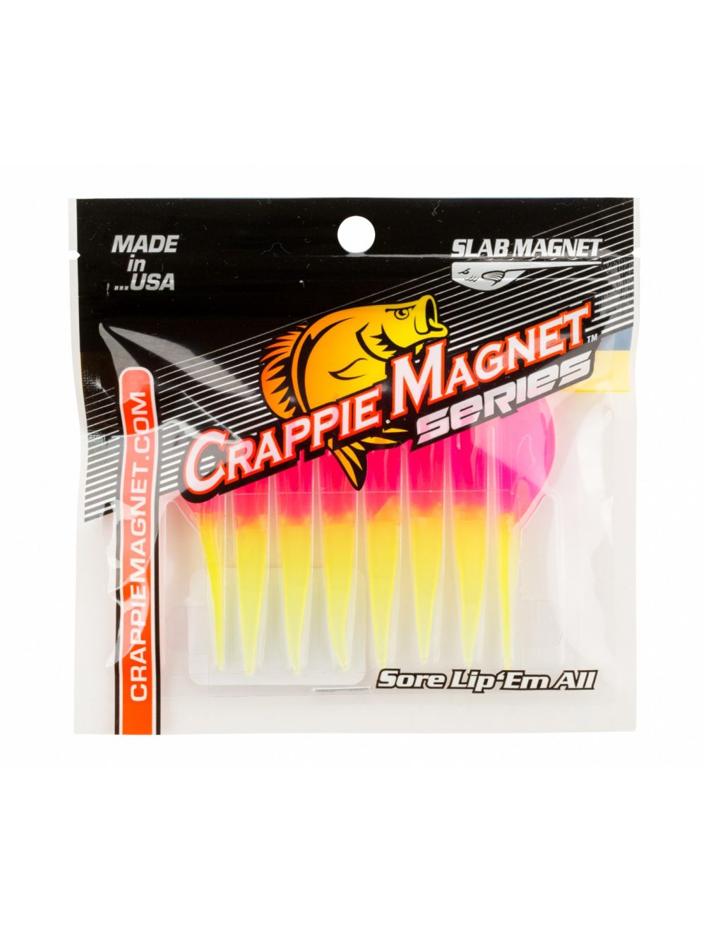 Leland Lures Slab Magnet 8pc Body Packs - Pink/Chartreuse