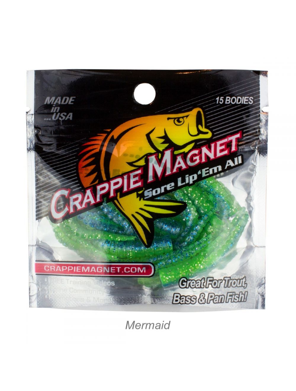 Leland Lures Crappie Magnet 15pc Body Packs - Mermaid