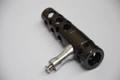 Jigging World - Power Handles for Okuma Cedros, Cortez, Clarion Star Drag  Reels - 115mm Arm w/ Dark Gun Aluminum T-Bar