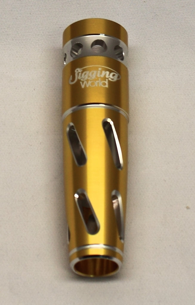 Jigging World - Avet Power Handle Arm and T-Bar for 2 Speed EX & T-RX -  Silver Arm / Gold/Silver Aluminum T-Bar