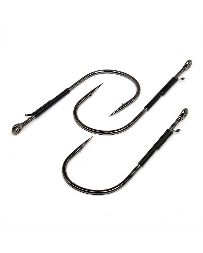 Gamakatsu Heavy Cover Worm with Tin Keeper Hooks NS Black – Tackle World