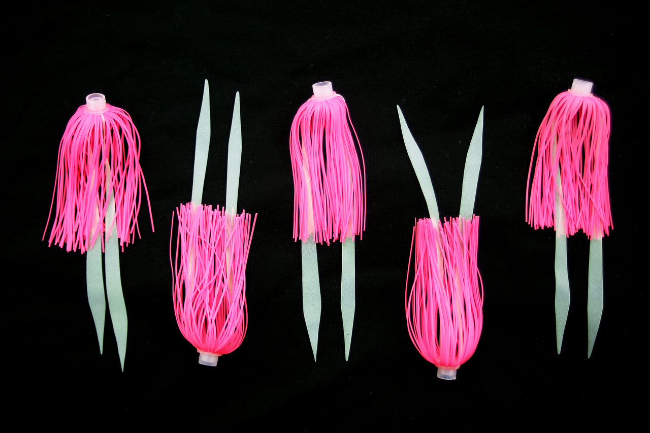 Jigging World Micro Silicone Skirt Teasers Pink
