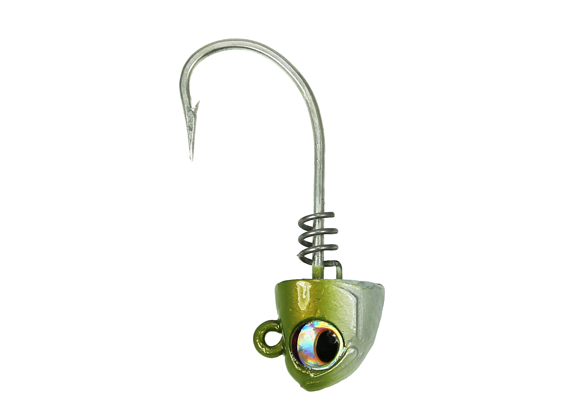 No Live Bait Needed Screw Lock Jig Heads for 5 Paddle Tails