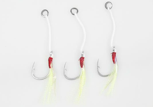 Buy Palomar Fishing Flat Side Ocean Jig Fast Vertical Deep Drop Lure, MUSTAD Hook-Owner Ring, Kevlar Assist Cord, 9 Colors-5 Weights, 6-Pack /  2-Pack Bulk Prices