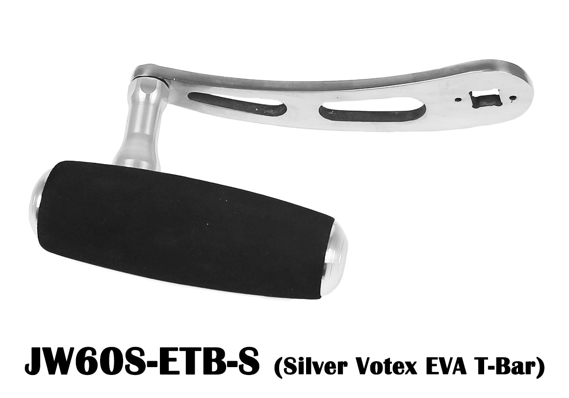 Jigging World - Power Handles for Penn International 20 ~ 70 Series Reels -  Votex EVA T-Bar Silver