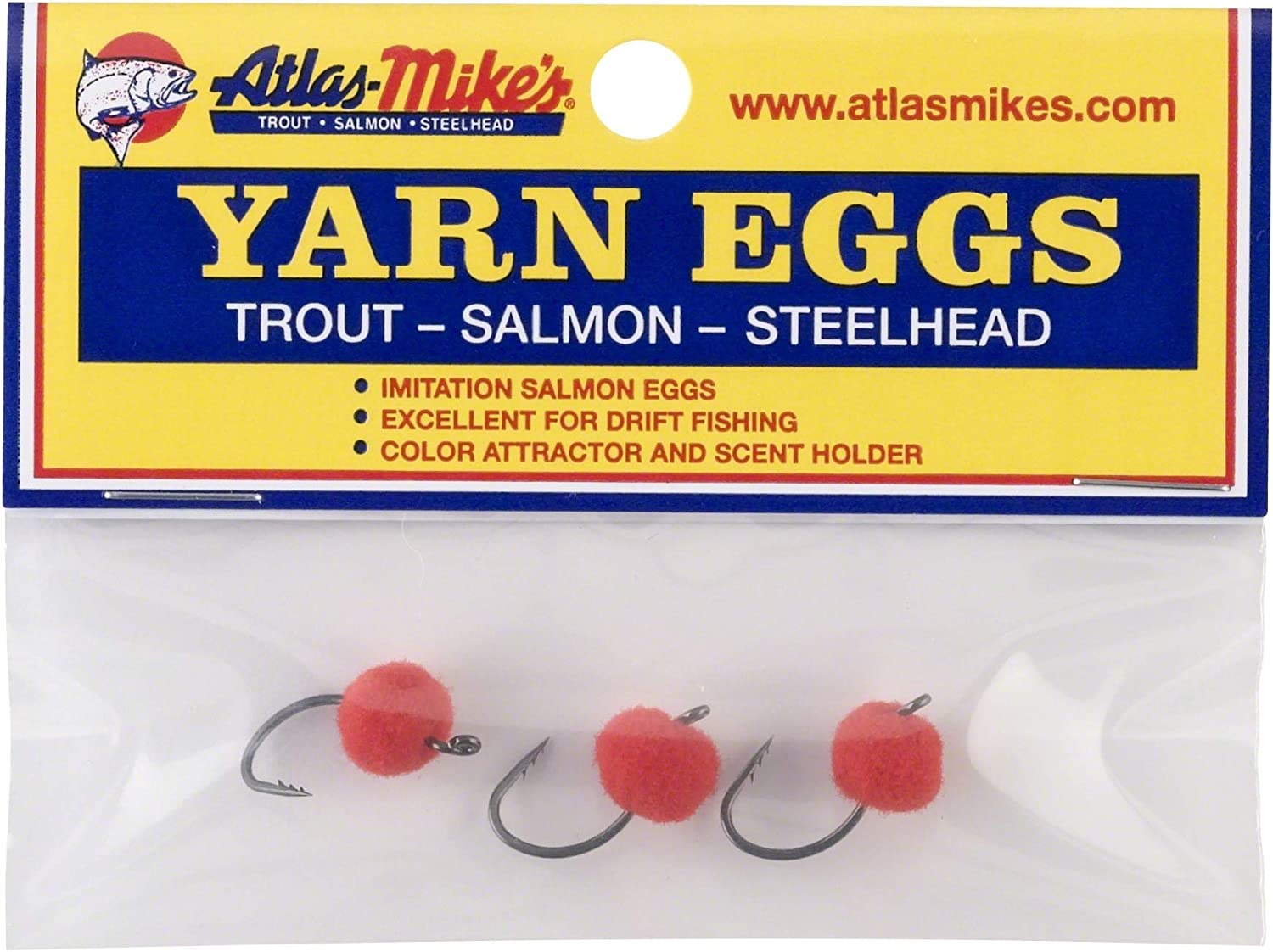 Atlas Mike's Yarn Size 4 Eggs - Red