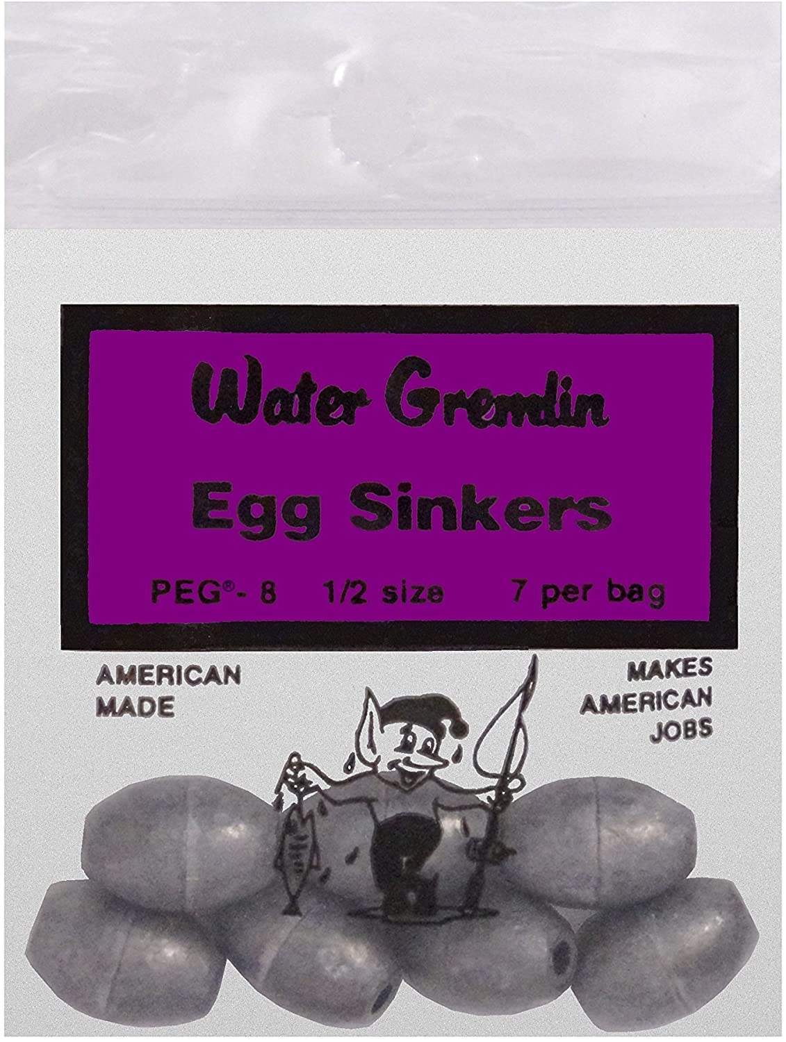 Water Gremlin PEG Egg Sinkers