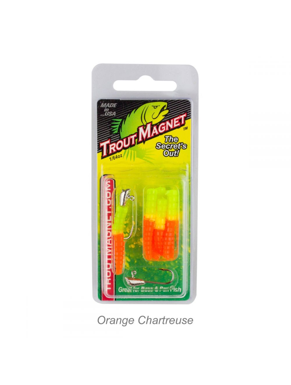 Leland Lures Trout Magnet 9pc Packs - Orange/Chartreuse