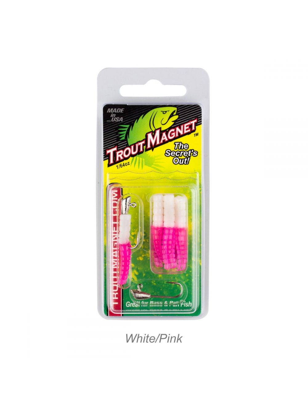 Leland Lures Trout Magnet 9pc Packs - White/Pink