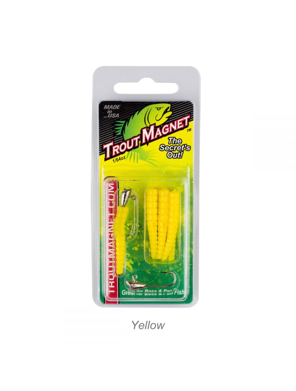 Leland Lures Trout Magnet 9pc Packs - Yellow