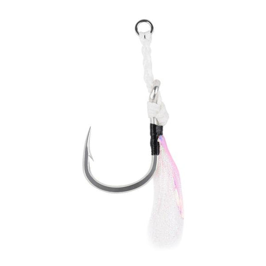 Buy OROOTL Fishing Assist Hooks for Jigging, Jig Assist Rig Hooks with Glow  Fish Skin Flasher Silk Slow Pitch Double Fishing Hooks with Braided PE Line  Solid Ring Online at desertcartCyprus