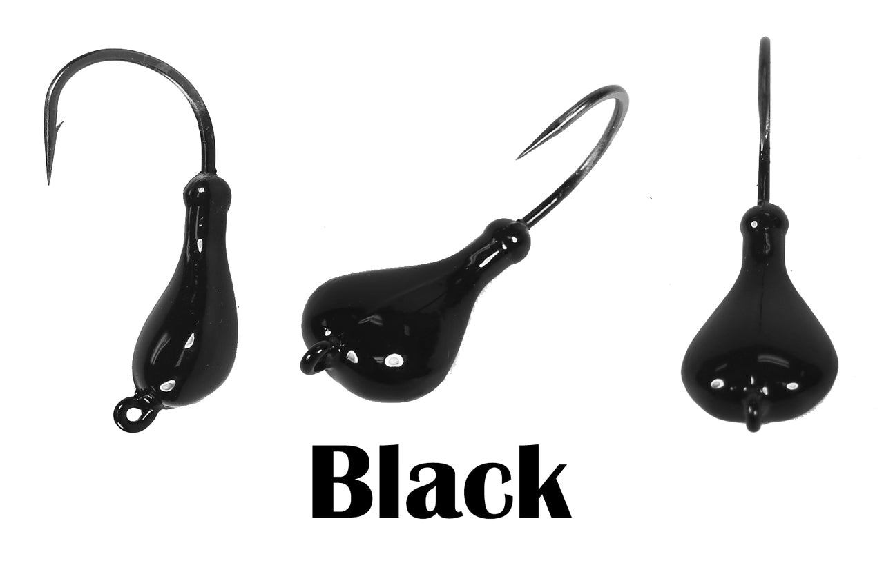 Jigging World Premium Blackfish Jigs - Black / 1 oz